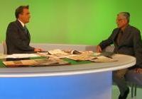 TV interview in London